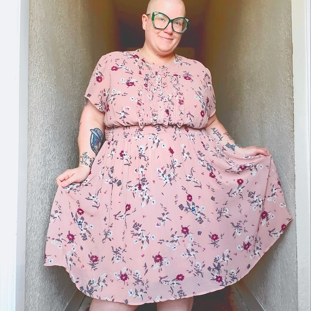 Torrid floral high neck Dress